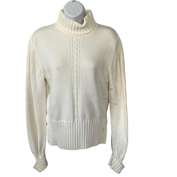 Tommy Hilfiger Women's Size L Pullover Sweater Vintage Turtleneck Y2K Japan - Picture 1 of 7